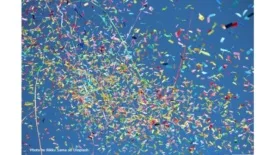 image of confetti in air 